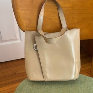 Salvatore Ferragamo Tan Leather Tote